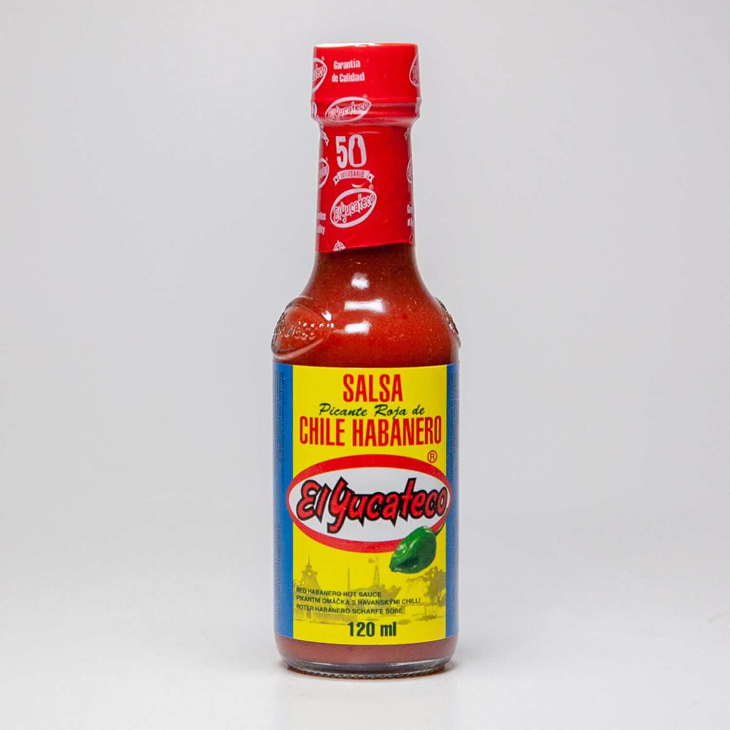El Yucateco Salsa Picante red Habanero 120ml online kopen bij Pimentón