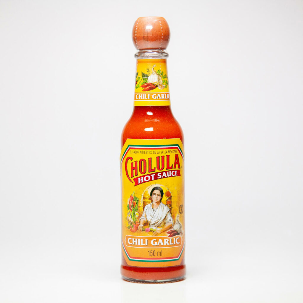 Cholula garlic hot sauce 150ml online kopen bij Pimentón