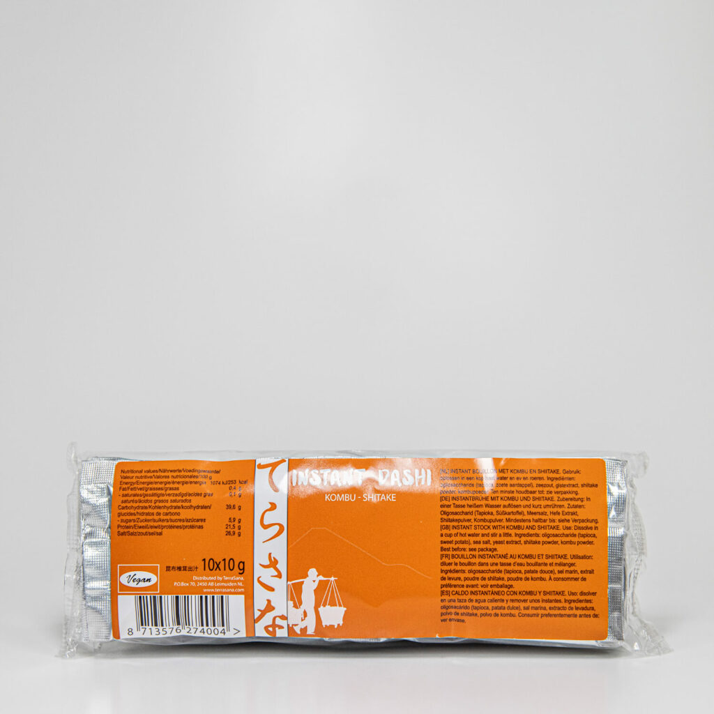 Instant vegan Dashibouillon 100g (10 zakjes) online kopen bij Pimentón