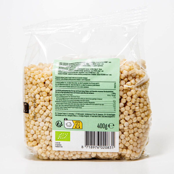 Parelcouscous geroosterd BIO 400g - Afbeelding 2