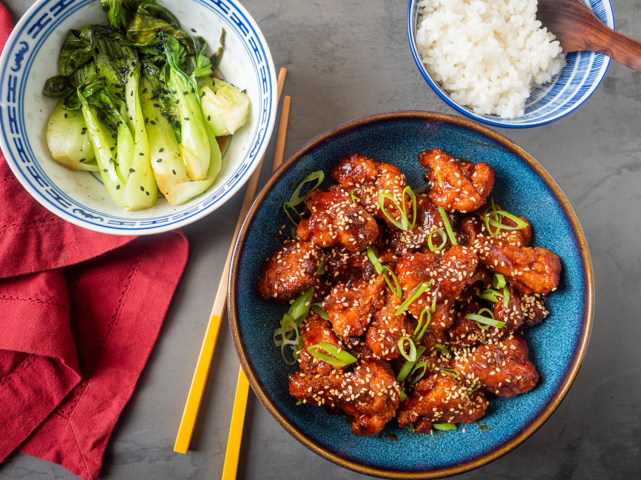 Gochujang: Sticky bloemkool wings - Pimentón